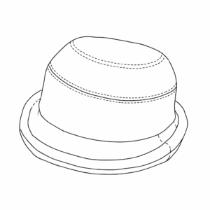 850:ソフトロールブリムハット