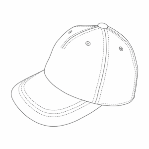 912:モダン５パネルキャップ