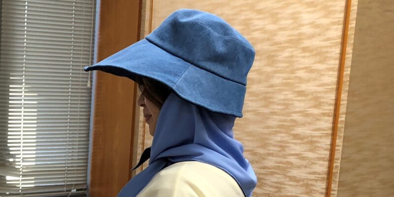 農林女子便利グッズ帽子